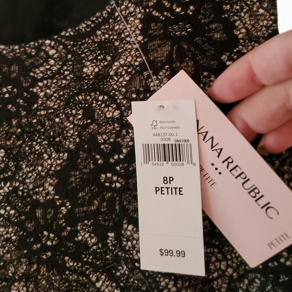 Banana Republic Black Lace Dress - Picture 2 of 4